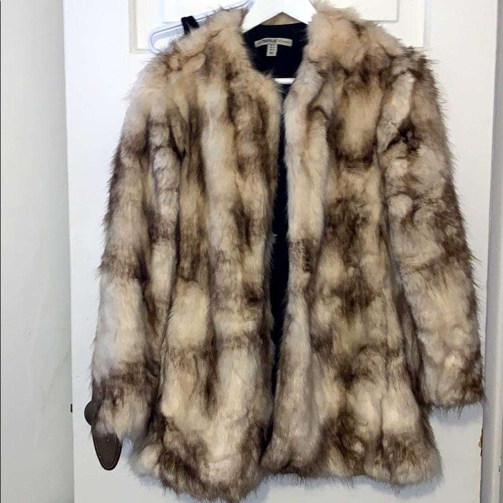Zara faux fur coat